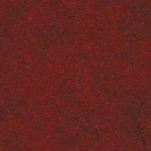 Wool rayon felt swatch in textured dark red