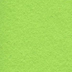 Wool rayon felt swatch in light chartreuse green