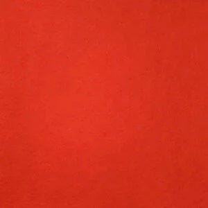 Wool rayon felt swatch in Tomato red