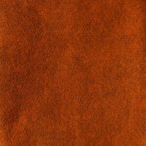 Wool rayon felt swatch in textured brown-orange