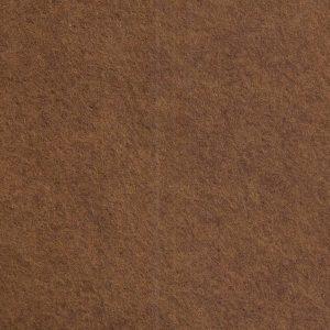 Wool rayon felt swatch in medium brown