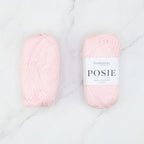 Two balls of Fiddlesticks Posie yarn in a Pale Pink colour