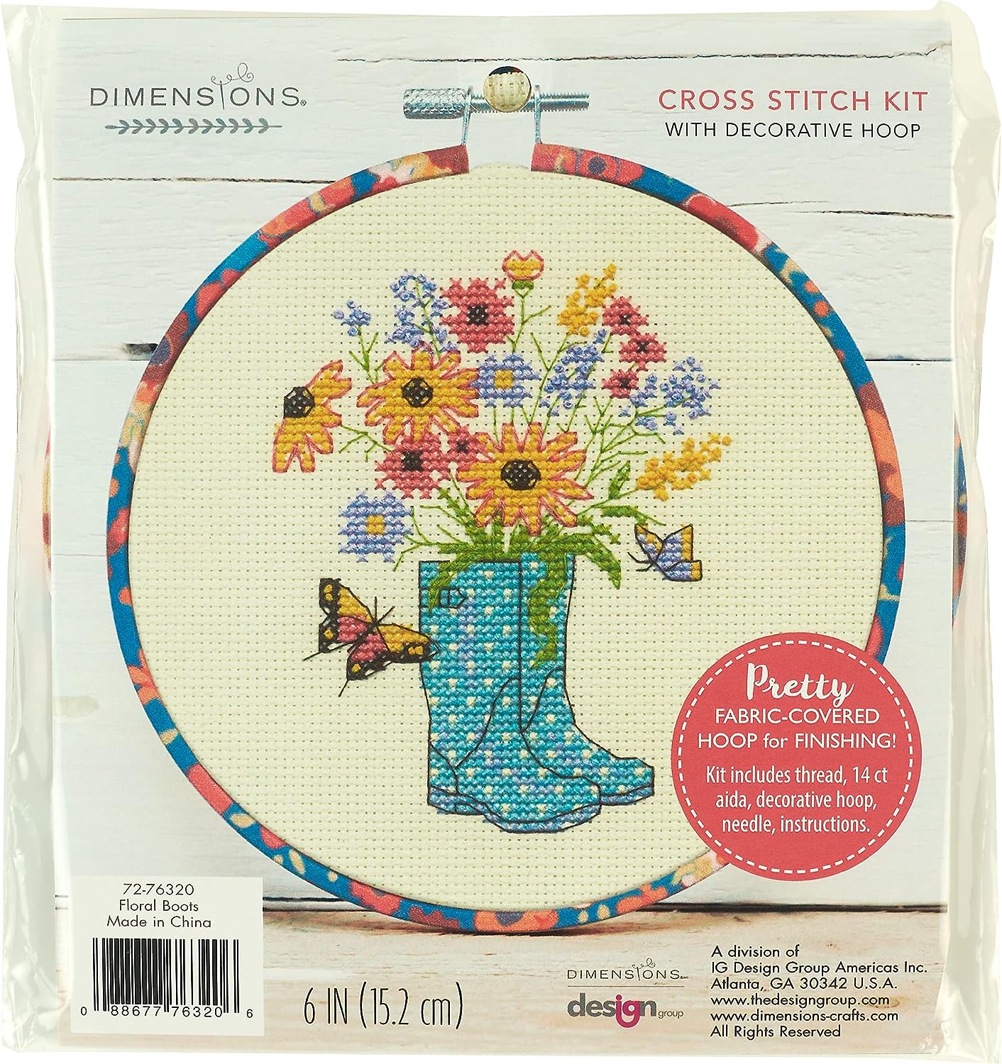 Dimensions Learn-A-Craft Everything Is Possible Counted Cross Stitch Kit, 6