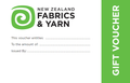 New Zealand Fabrics & Yarn Gift Voucher - Electronic Card