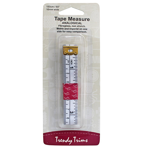 Measuring Tape for Sewing & Crafts - Sizes in Metric & Imperial / Inches