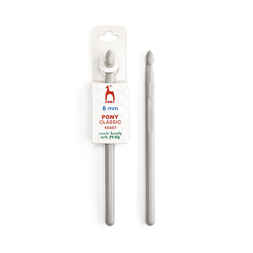 Pony - Plastic Crochet Hooks - 15 cm long