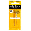 Pack of John James knitters needles for sewing-up, in yellow packaging