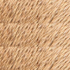 Swatch of Katia linen and cotton yarn 8-ply DK in sandy yellow.