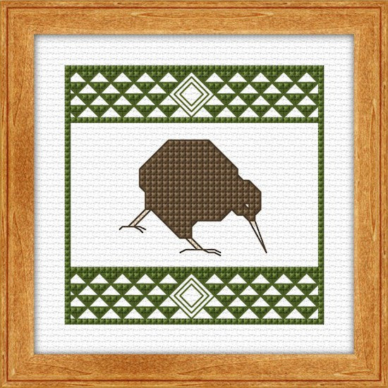 CraftCo Cross-stitch kit - Kiwi, the National Bird