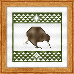 CraftCo Cross-stitch kit - Kiwi, the National Bird
