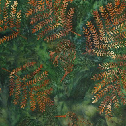 Kiwi Birds and Ferns - Mallard Colour