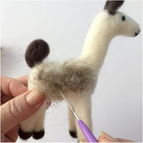 Dimensions Needle Felting Kit - Woolly Llama