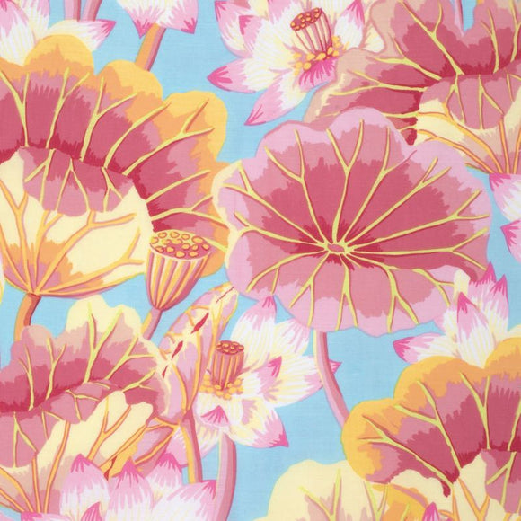 Kaffe Fassett Vintage Fabrics - Lake Blossoms in Pink