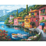 Dimensions Gold Collection Counted Cross Stitch Kit - Lakeside Village