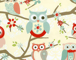 AdornIt Nested Owls Collection - Large Owls in Turquoise & Coral