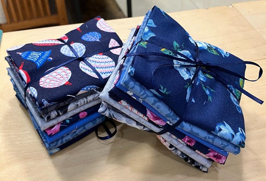 Liberty of London Gift Bundle - 8 coordinating Blues & Greys