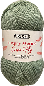 Crucci - 100% Luxury Merino Crepe Superwash - 4-ply / Fingering