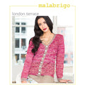 Malabrigo Knitting Pattern - London Terrace V-Neck Cardigan in 8-ply to 10-ply / DK to Worsted-weight