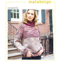 Malabrigo Knitting Pattern - Waverly Turtleneck Pullover in 8-ply to 10-ply / DK to Worsted-weight
