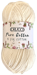 Crucci - 100% Pure Cotton - 8-ply / DK in Sandy Neutrals Colourway