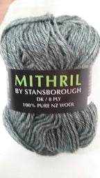 Stansborough Grey - "Mithril" TM 8-ply