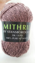 Stansborough Grey - "Mithril" TM 8-ply