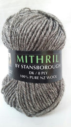 Stansborough Grey - "Mithril" TM 8-ply