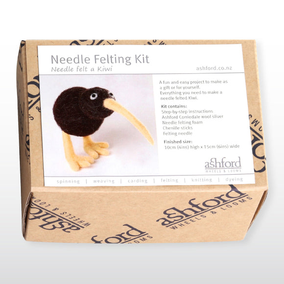 Needle Felting Kit - Make Your Own NZ Kiwi Bird!