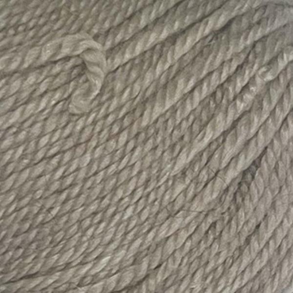 Close-up of a ball of New Zealand possum-blend beige yarn