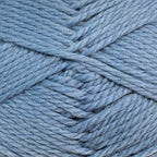 Close up sample of New Zealand Merino Yarn in Medium Blue