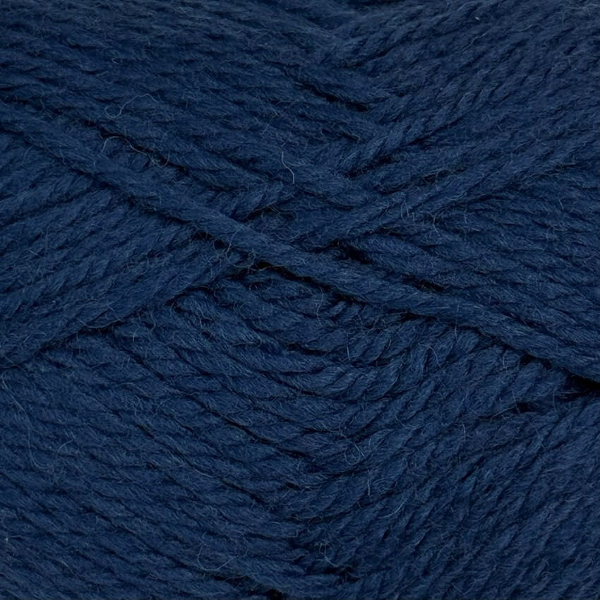 Close up sample of New Zealand Merino Yarn in Ocean Blue
