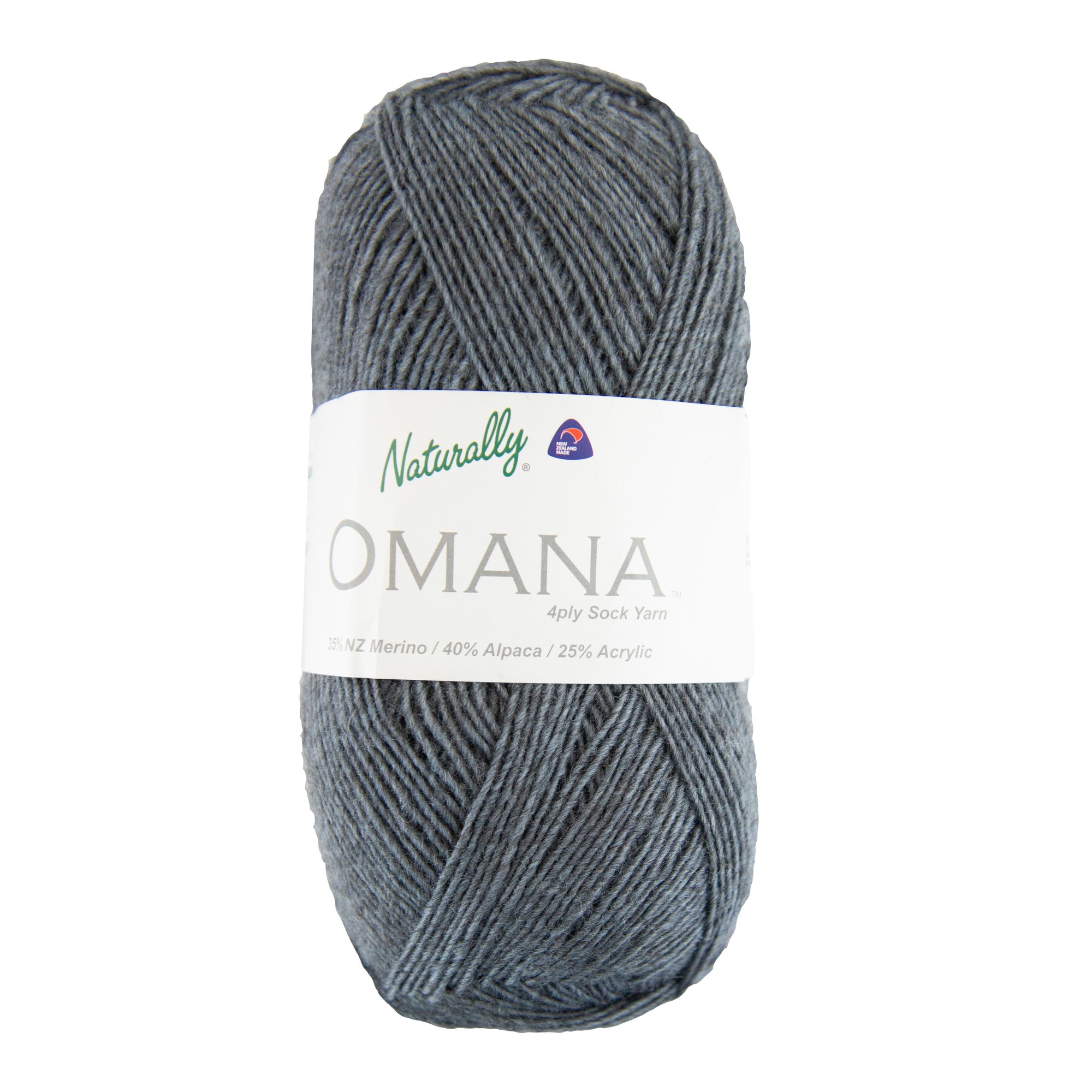 New Zealand made skein of merino alpaca acrylic yarn made for socks, baby clothing and hard wearing sweaters and clothing. 