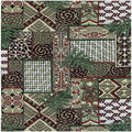 Maori Basket pattern with geometric and tribal designs in earthy tones.