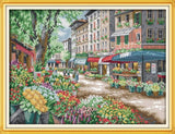 Dimensions Gold Collection Counted Cross Stitch Kit - Paris Market