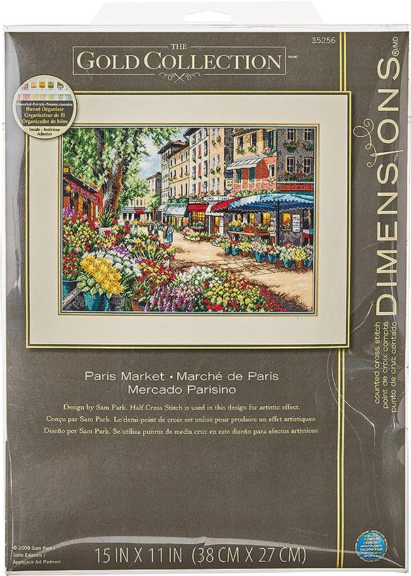 Dimensions Gold Collection Counted Cross Stitch Kit - Paris Market