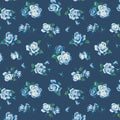 Liberty of London Emporium Collection - Regent Rose in Azure