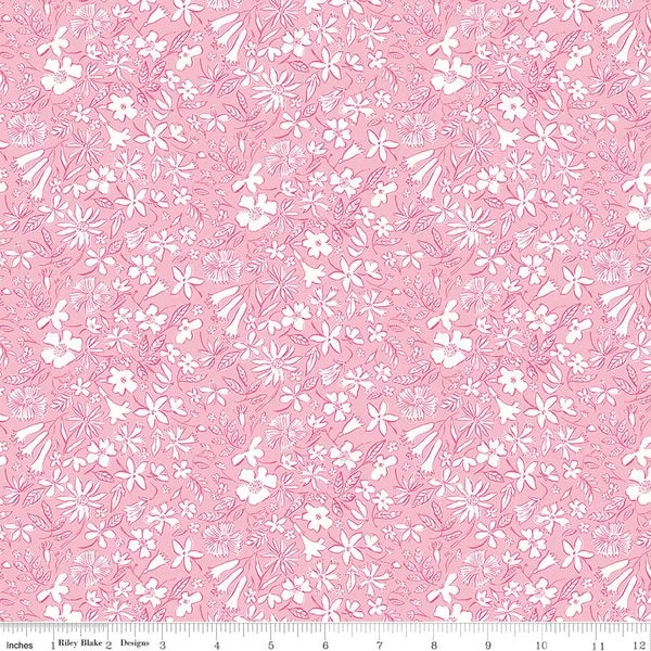 Liberty of London Riviera 2022 Collection - Summer Sketch in pink