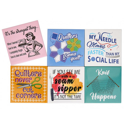Sew Tasty Novelty Magnets with Craft Themes