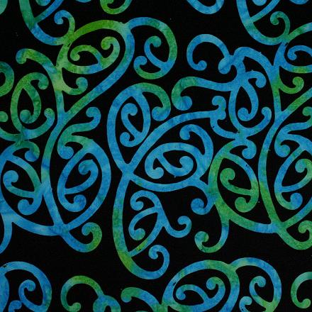 Swirl - Peacock colour