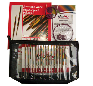 Knitpro - Symfonie Deluxe Set - Set of 8 Interchangeable Knitting Needle Tips
