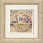 Dimensions Gold Collection Petites Counted Cross Stitch Kit - Treasured Friend Teapot