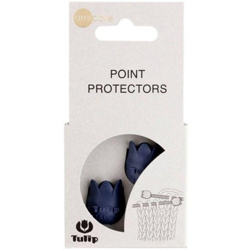 Tulip point protectors size large in navy blue