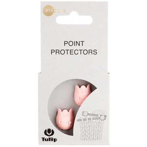 Tulip point protectors size small in pastel pink