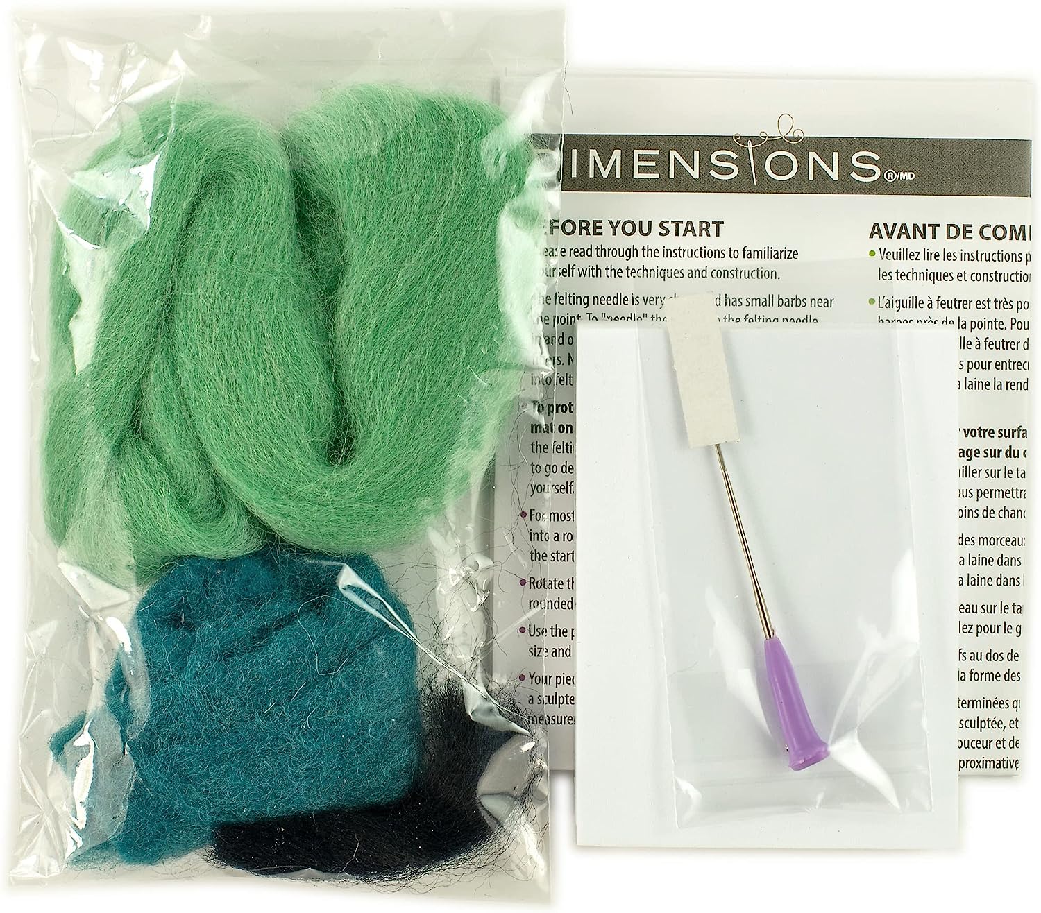 Dimensions Needle Felting Kit - Turtle