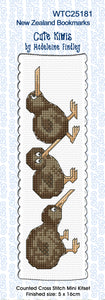 CraftCo Cross-stitch bookmark kit - Cute Kiwis