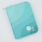 Knitpro Crochet Set Turquoise zippered pouch with a logo on a white background