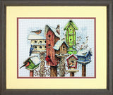 Dimensions Christmas Counted Cross Stitch Kit - Winter Housing