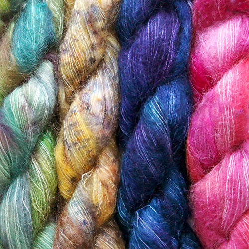 Malabrigo Mohair - Kettle-dyed Merino/Silk - 2-Ply / Lace-weight