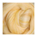 New Zealand Alpaca Merino Wool Sliver Fibre - Primrose colour