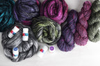 New Zealand Silk Merino Sliver Fibre - Black Melange